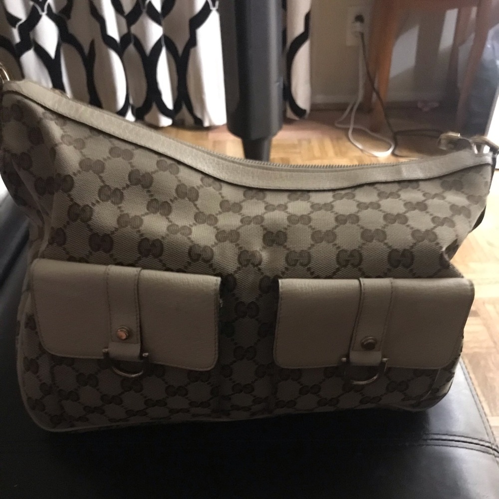 Gucci monogram canvas beige and off white